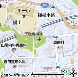 福島県いわき市平揚土30周辺の地図