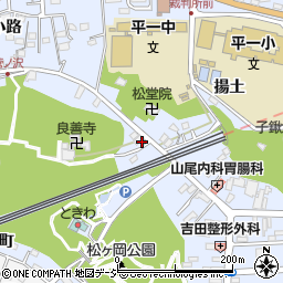 福島県いわき市平（古鍛冶町）周辺の地図