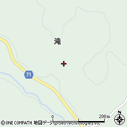 福島県東白川郡鮫川村赤坂西野滝53周辺の地図