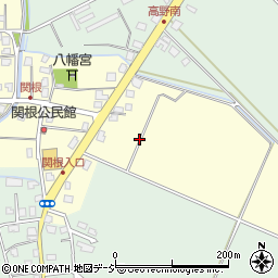 新潟県上越市板倉区関根周辺の地図