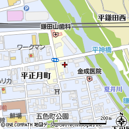 福島県いわき市平鎌田町周辺の地図
