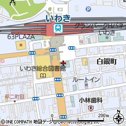 株式会社ポラリス　ミスタードーナツいわき駅前ショップ周辺の地図