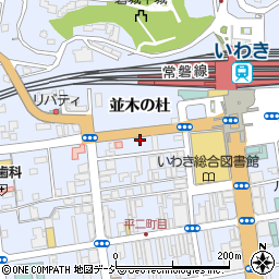 ニッポンレンタカーいわき駅前営業所周辺の地図