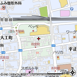 福島県いわき市平六町目周辺の地図