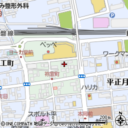 サンシティいわき駅前周辺の地図