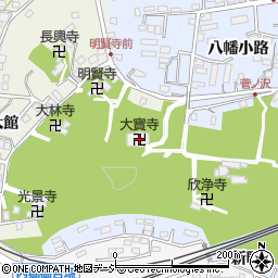 大寶寺周辺の地図