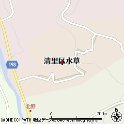 新潟県上越市清里区水草周辺の地図