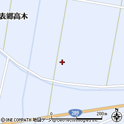 福島県白河市表郷高木四斗蒔周辺の地図