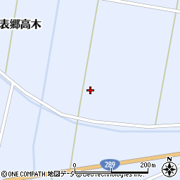 福島県白河市表郷高木（四斗蒔）周辺の地図