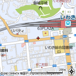 株式会社ＪＴＢ　いわき店周辺の地図