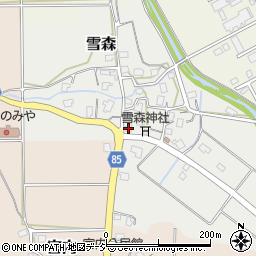 新潟県妙高市雪森452周辺の地図