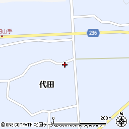 石川県羽咋郡志賀町代田ヲ58周辺の地図