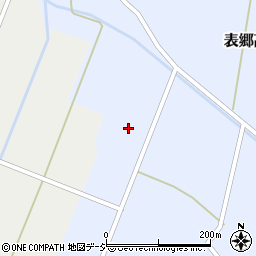 福島県白河市表郷高木押上周辺の地図