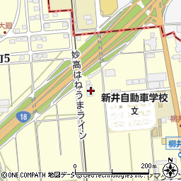 日本コムシス株式会社上越テクノステーション周辺の地図