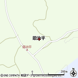 福島県東白川郡鮫川村西山鍛治平周辺の地図