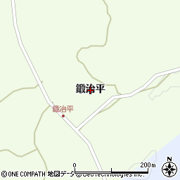 福島県鮫川村（東白川郡）西山（鍛治平）周辺の地図