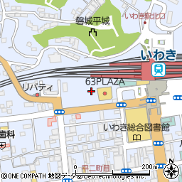 福島県いわき市平並木の杜周辺の地図