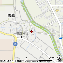 新潟県妙高市雪森468周辺の地図