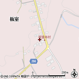 栃木県那須塩原市板室645周辺の地図