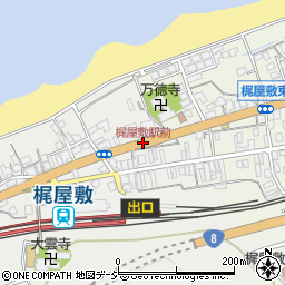 梶屋敷駅前周辺の地図