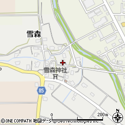 新潟県妙高市雪森461-1周辺の地図