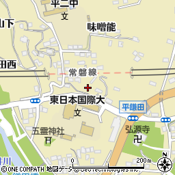 福島県いわき市平鎌田寿金沢83周辺の地図