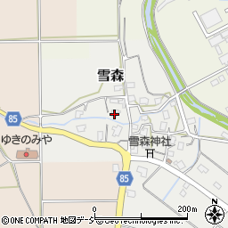 新潟県妙高市雪森101-1周辺の地図