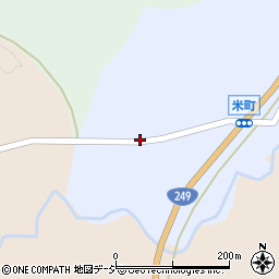 石川県羽咋郡志賀町米町リ周辺の地図