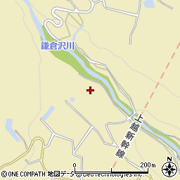 鎌倉沢川周辺の地図