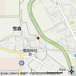 新潟県妙高市雪森463周辺の地図