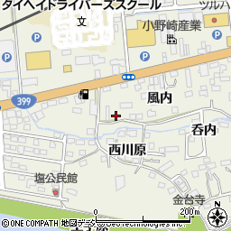 福島県いわき市平塩周辺の地図