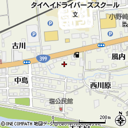 福島県いわき市平塩風内周辺の地図