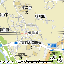 福島県いわき市平鎌田寿金沢48周辺の地図