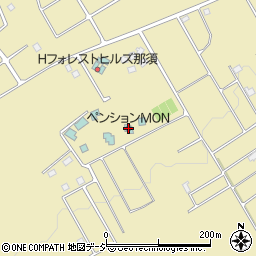 ペンションＭＯＮ周辺の地図