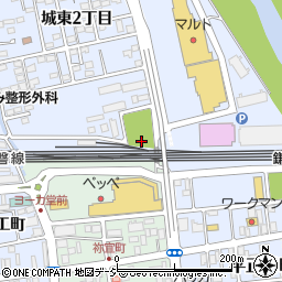 祢宜町公園周辺の地図