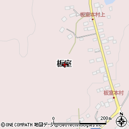 栃木県那須塩原市板室周辺の地図