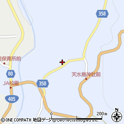 新潟県十日町市松之山天水島447周辺の地図