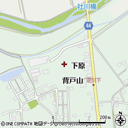 福島県東白川郡棚倉町逆川下原周辺の地図