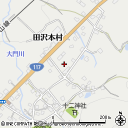 新潟県十日町市田沢本村周辺の地図