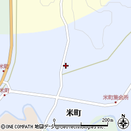 石川県羽咋郡志賀町米町ロ周辺の地図