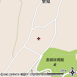 福島県白河市表郷番沢和田周辺の地図