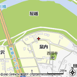 福島県いわき市平山崎鼠内周辺の地図