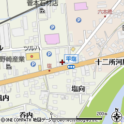 横浜ラーメン とんこつ家 いわき店周辺の地図