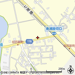 石川県七尾市松百新町周辺の地図