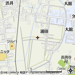 福島県いわき市好間町下好間浦田周辺の地図