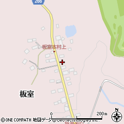栃木県那須塩原市板室671周辺の地図