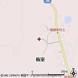 栃木県那須塩原市板室832周辺の地図
