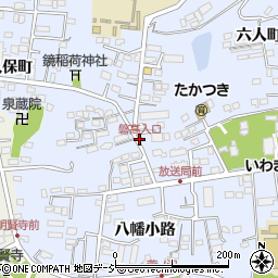 磐高入口周辺の地図