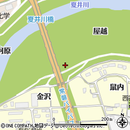 福島県いわき市平山崎屋越周辺の地図