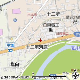 福島県いわき市平中神谷十二所河原周辺の地図